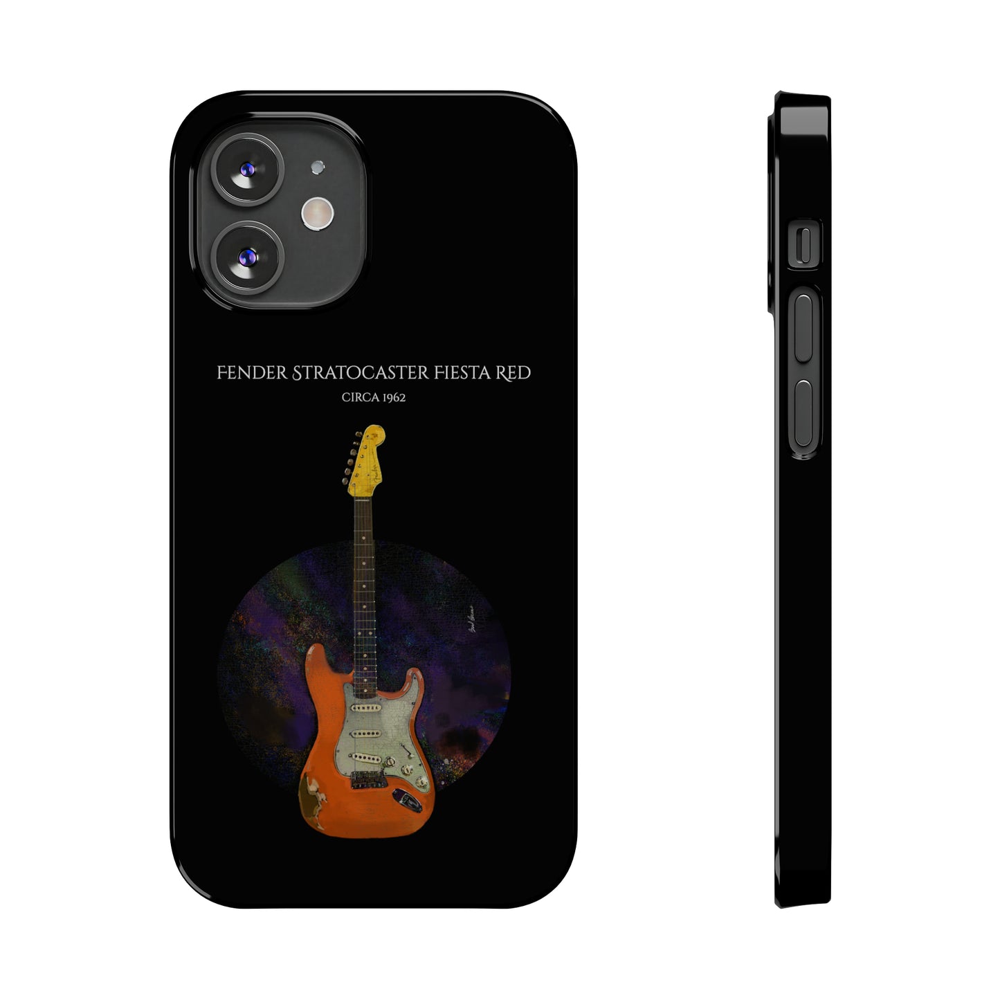 Fender Stratocaster Fiesta Red 1962 Phone Case