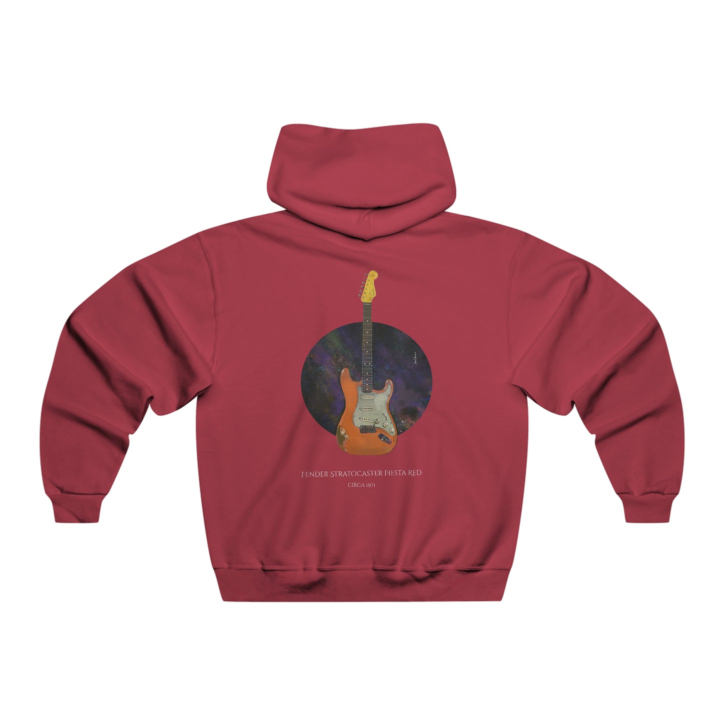 Fender Stratocaster Fiesta Red 1962 Lux Hoodie