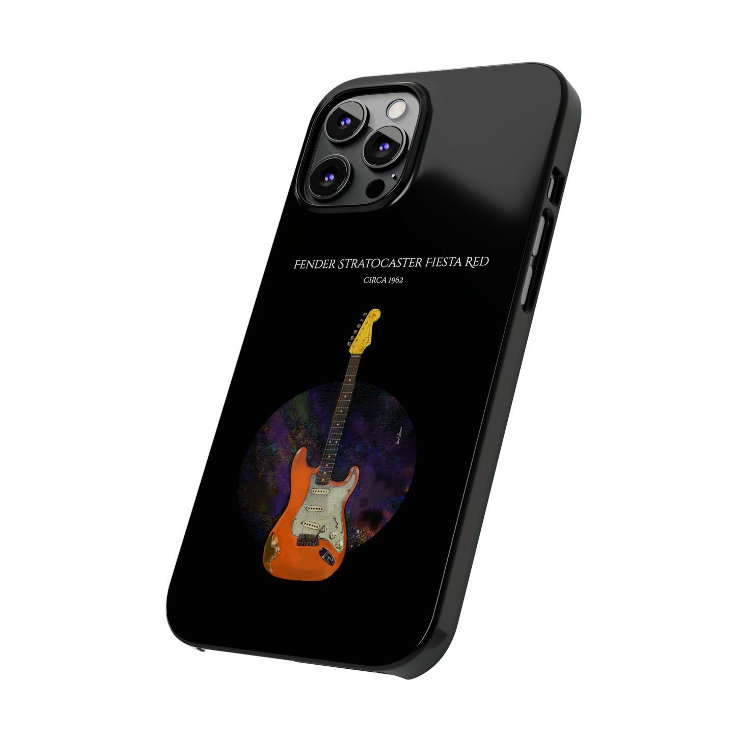 Fender Stratocaster Fiesta Red 1962 Phone Case