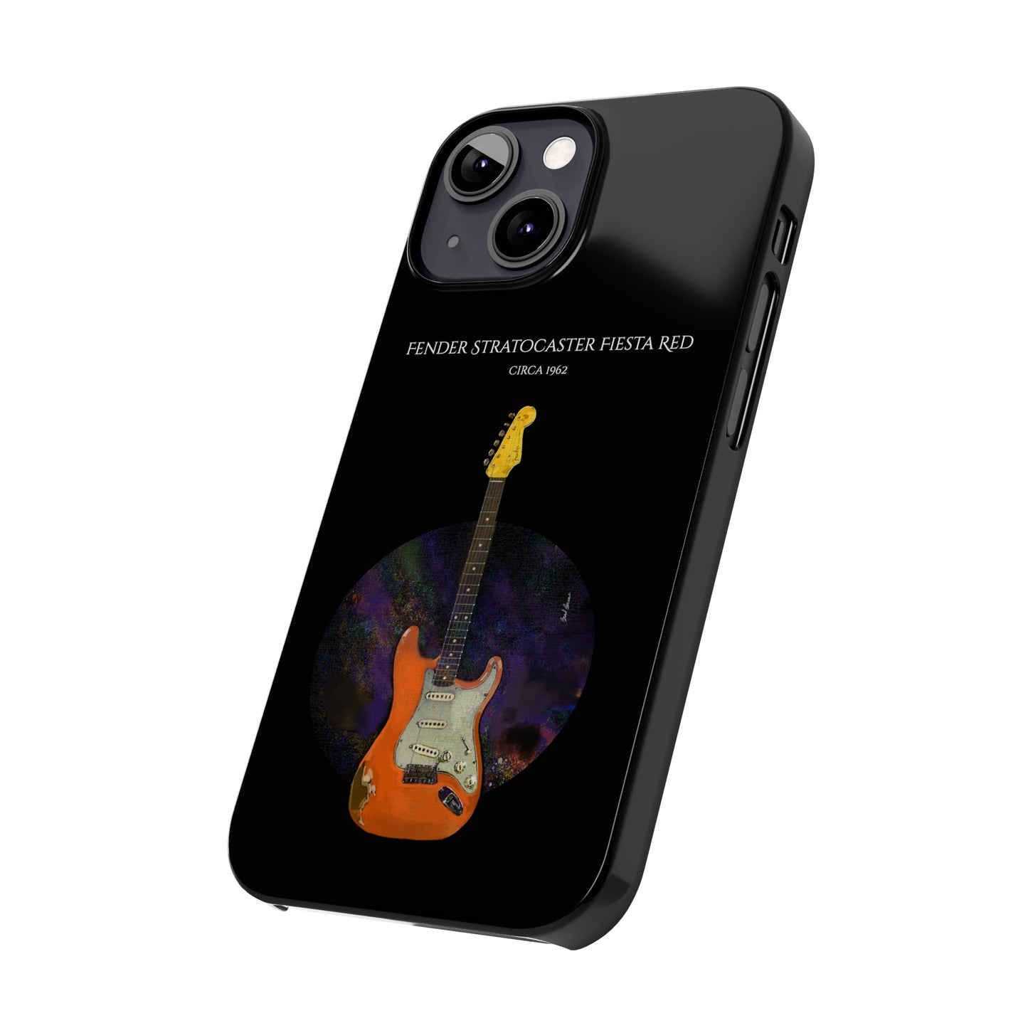 Fender Stratocaster Fiesta Red 1962 Phone Case