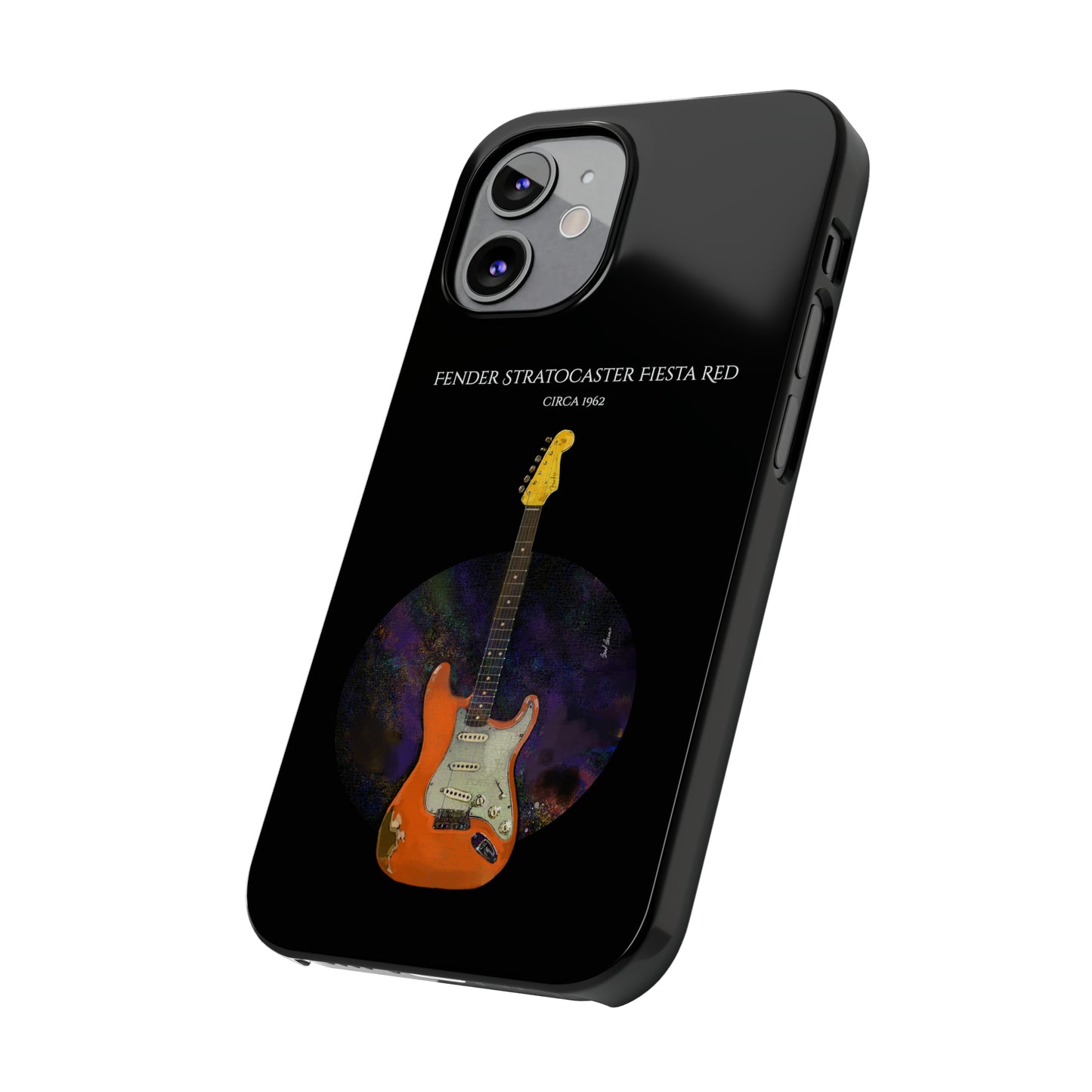 Fender Stratocaster Fiesta Red 1962 Phone Case