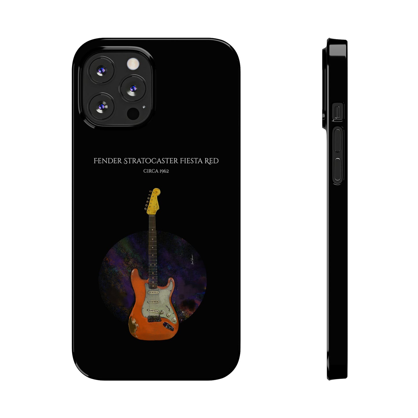 Fender Stratocaster Fiesta Red 1962 Phone Case
