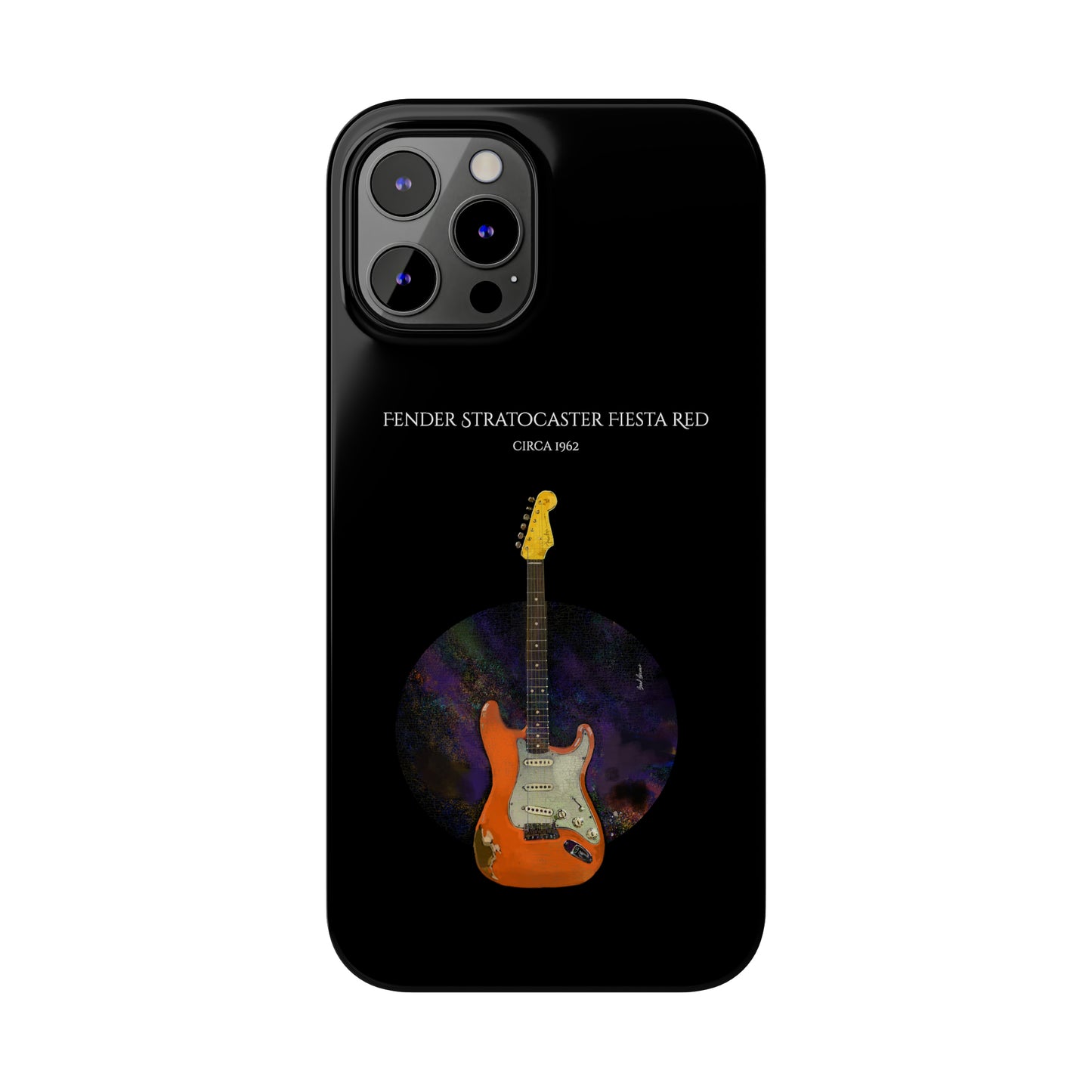 Fender Stratocaster Fiesta Red 1962 Phone Case