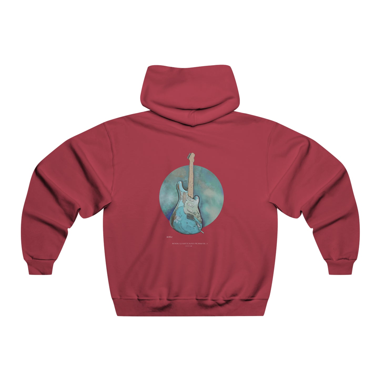 Fender Stratocaster Pelham Blue 1961 Lux Hoodie