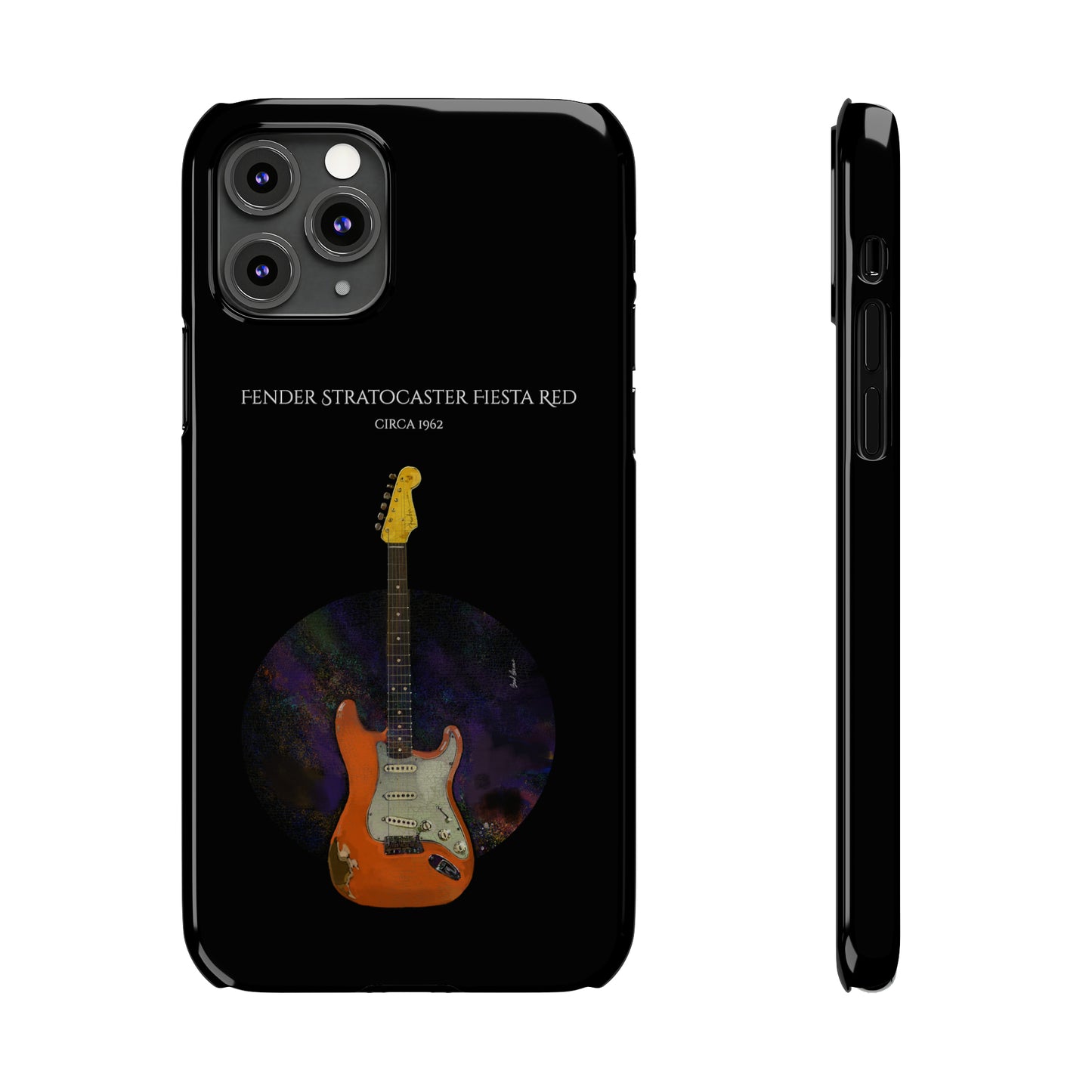 Fender Stratocaster Fiesta Red 1962 Phone Case