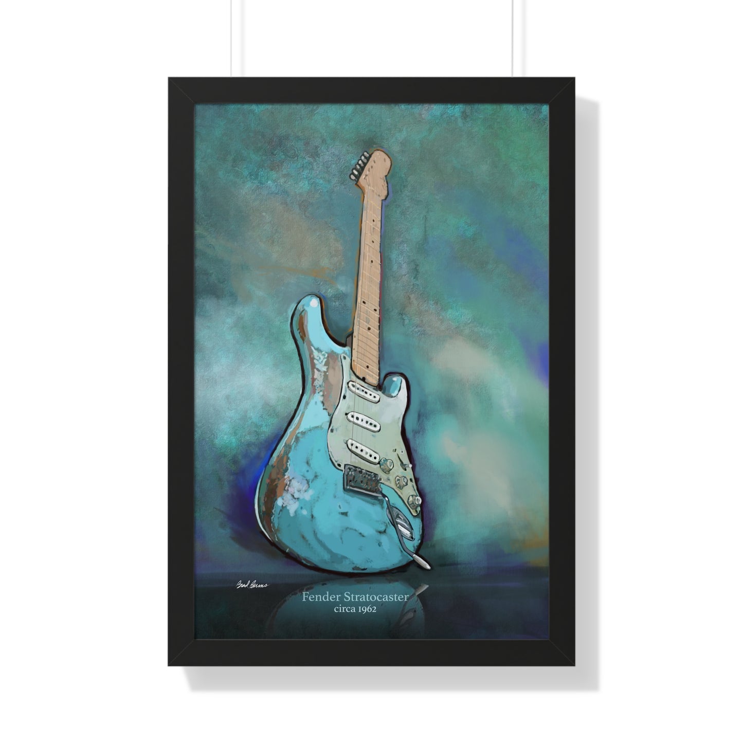 Strat Framed Poster
