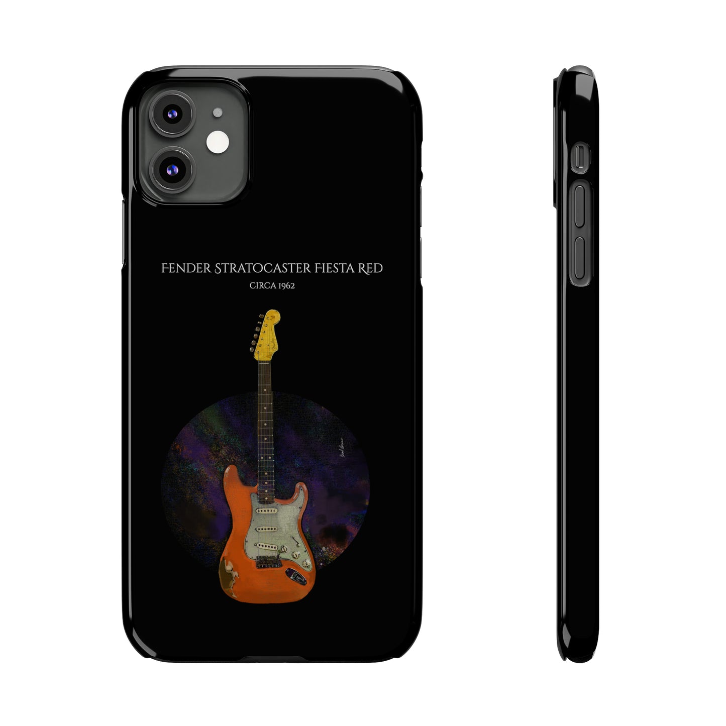 Fender Stratocaster Fiesta Red 1962 Phone Case