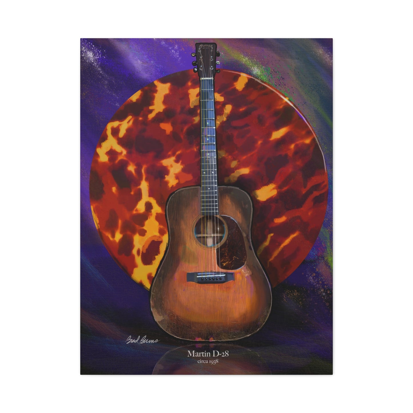 Martin D-28 Wall Art