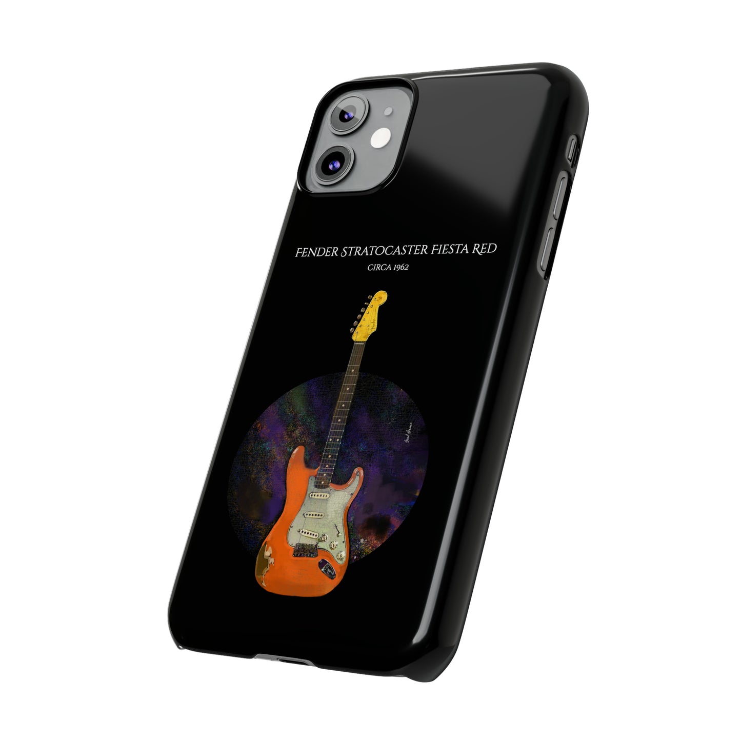 Fender Stratocaster Fiesta Red 1962 Phone Case