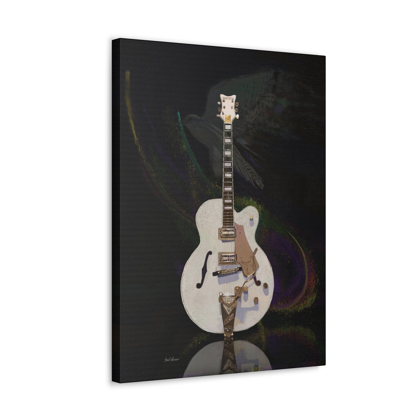 Gretsch White Falcon Canvas Gallery Wraps