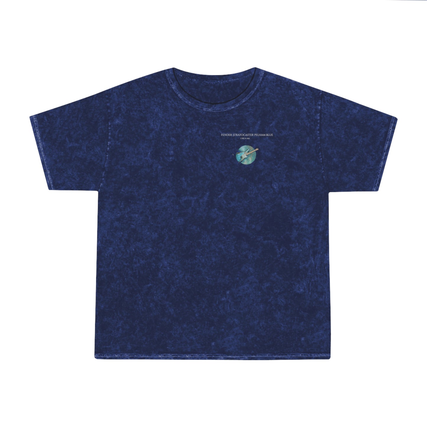 Fender Stratocaster Pelham Blue 1961 Mineral Wash T shirt