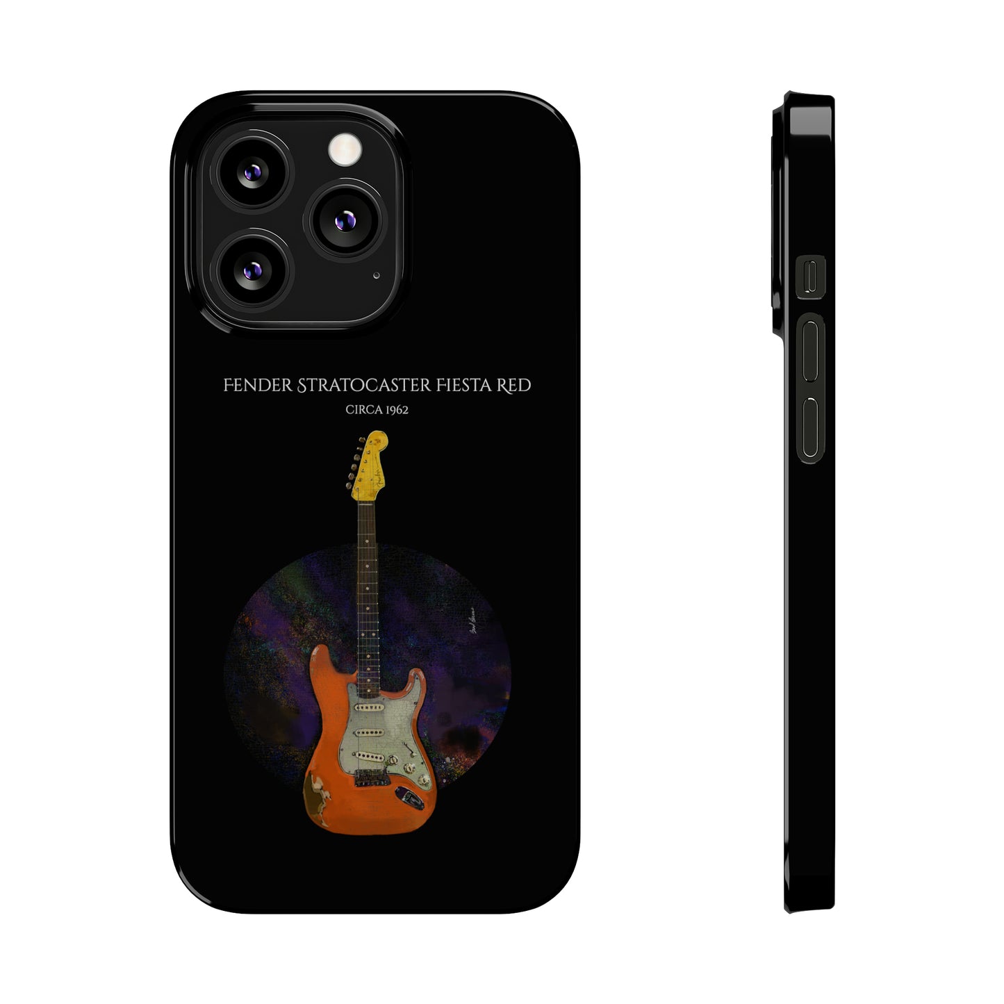 Fender Stratocaster Fiesta Red 1962 Phone Case