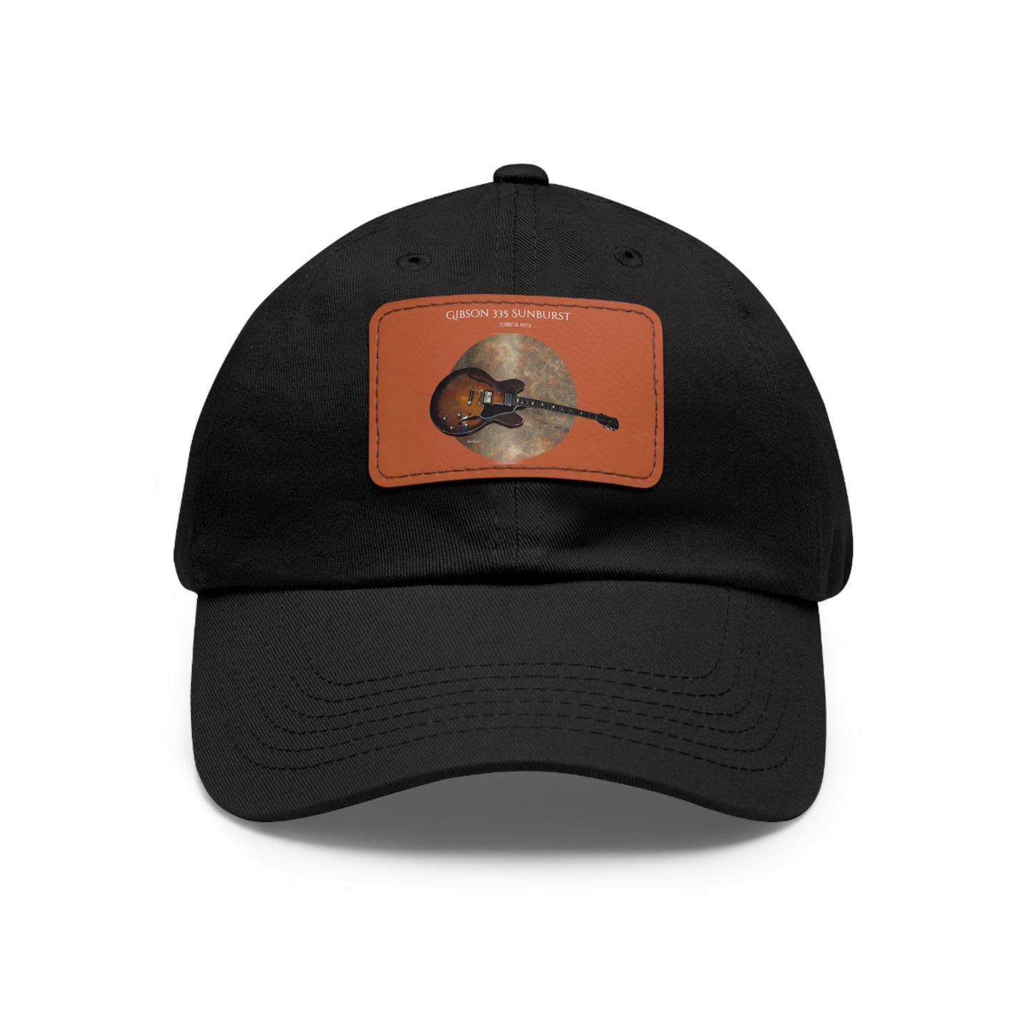 Gibson 335 Sunburst Hat with Leather Patch