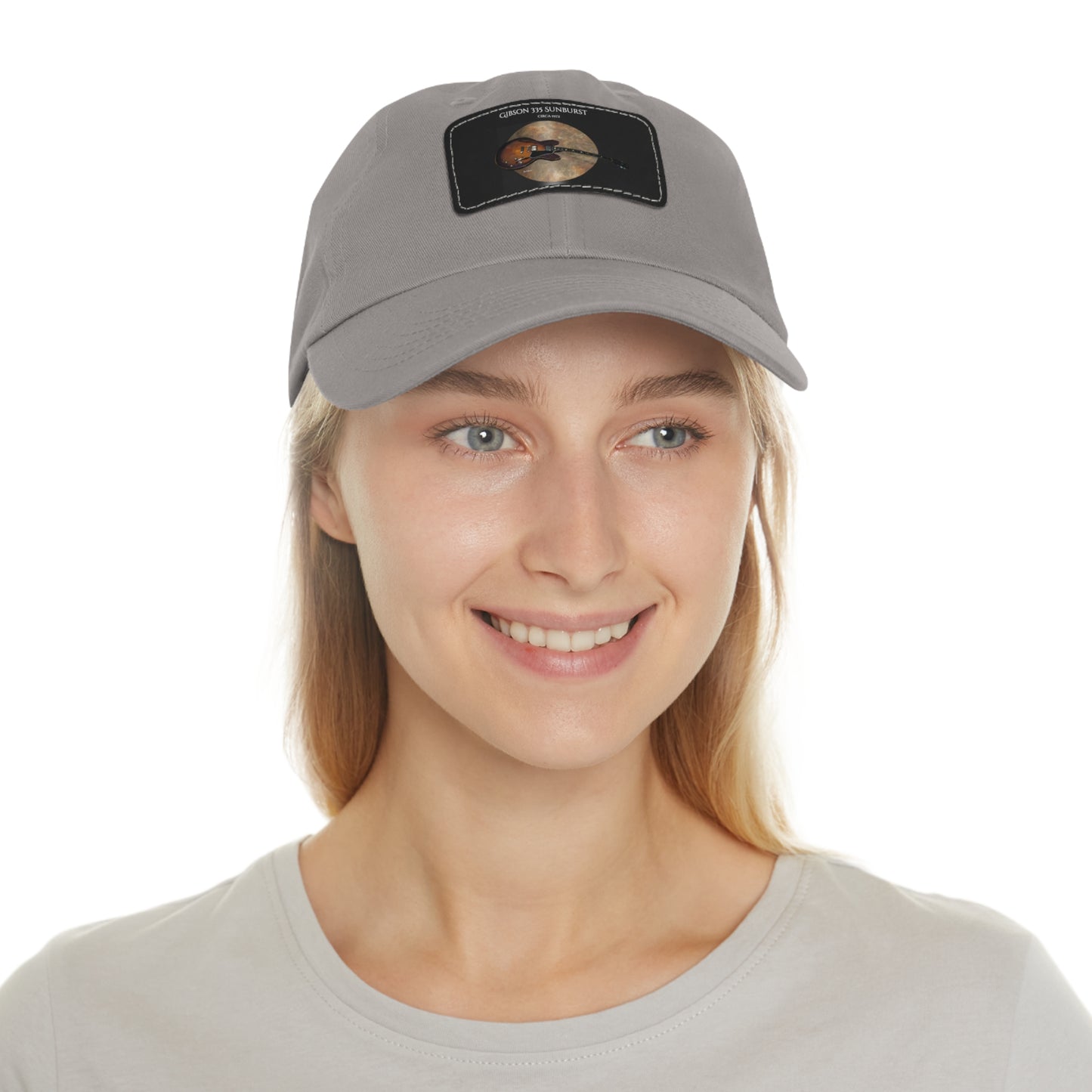 Gibson 335 Sunburst Hat with Leather Patch