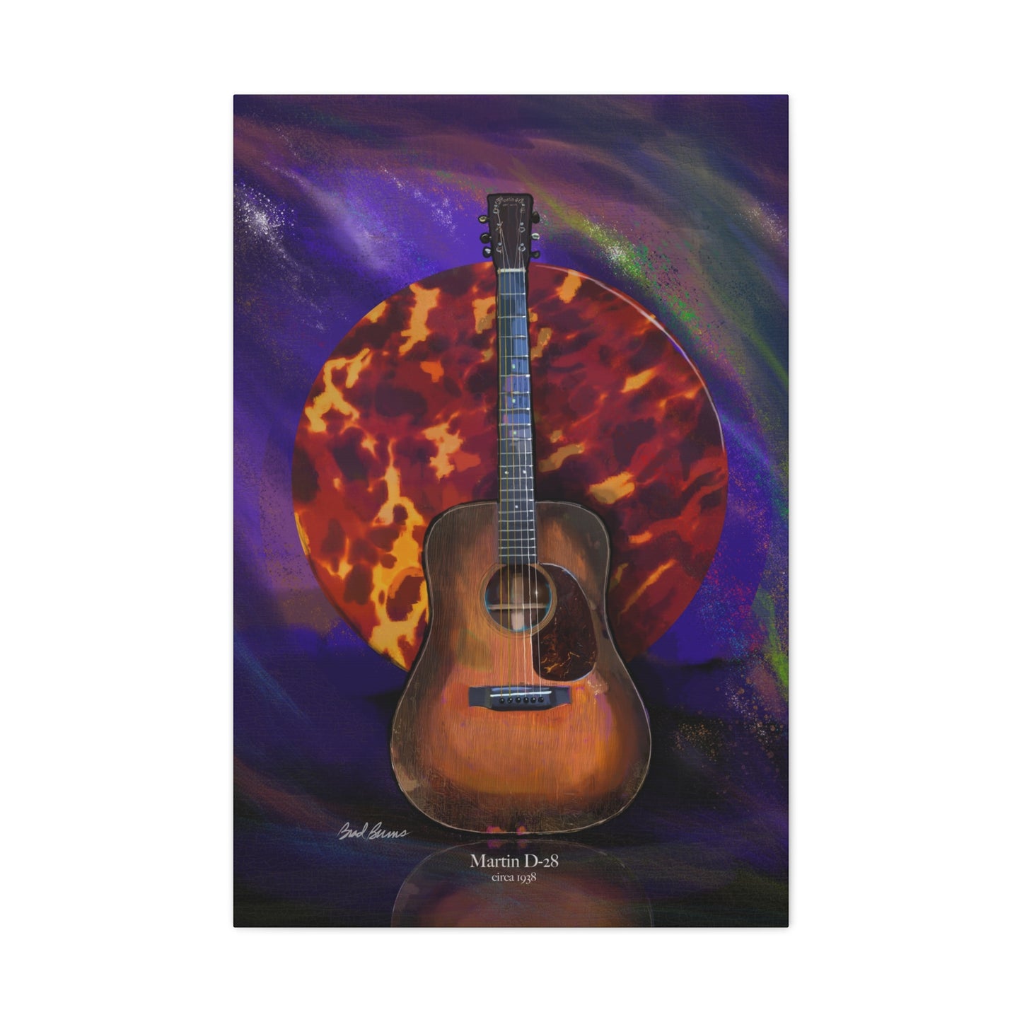 Martin D-28 Wall Art