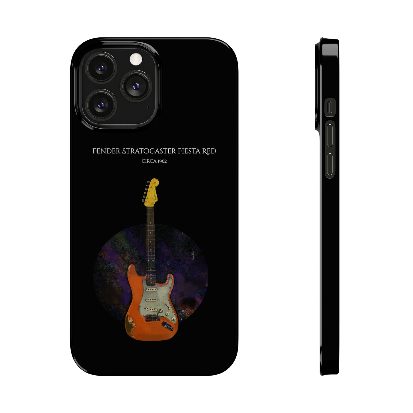 Fender Stratocaster Fiesta Red 1962 Phone Case