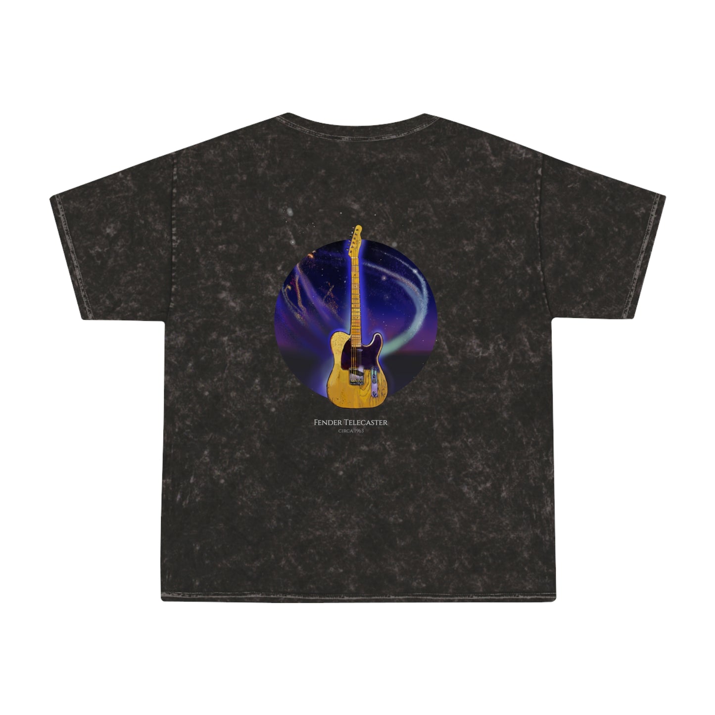 Fender Telecaster Natural 1963 Unisex Mineral Wash T-Shirt
