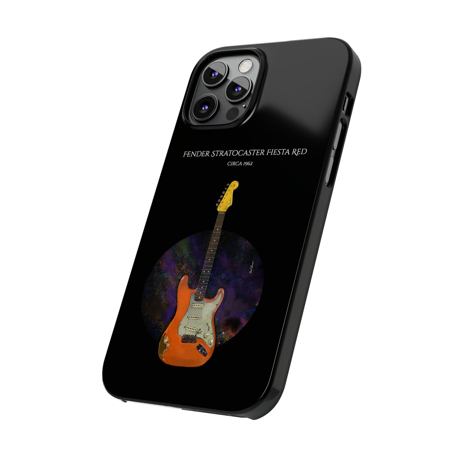 Fender Stratocaster Fiesta Red 1962 Phone Case