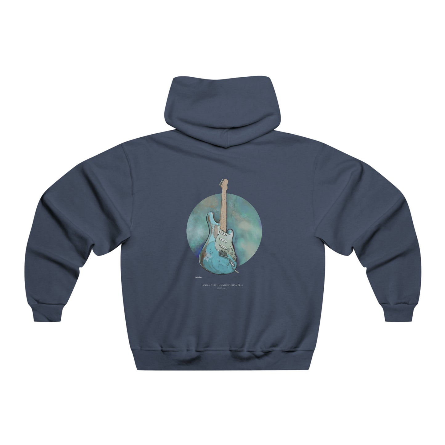 Fender Stratocaster Pelham Blue 1961 Lux Hoodie