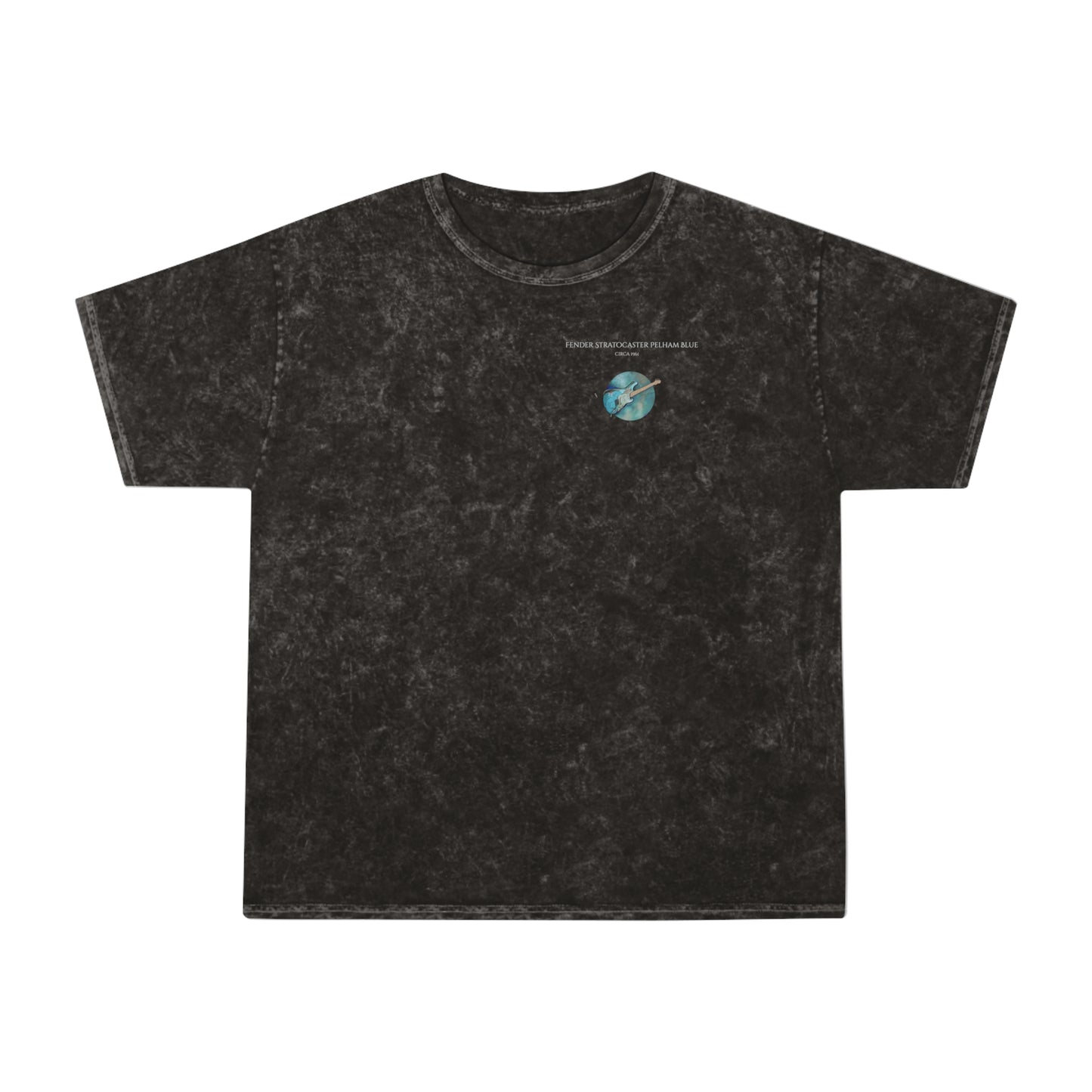 Fender Stratocaster Pelham Blue 1961 Mineral Wash T shirt
