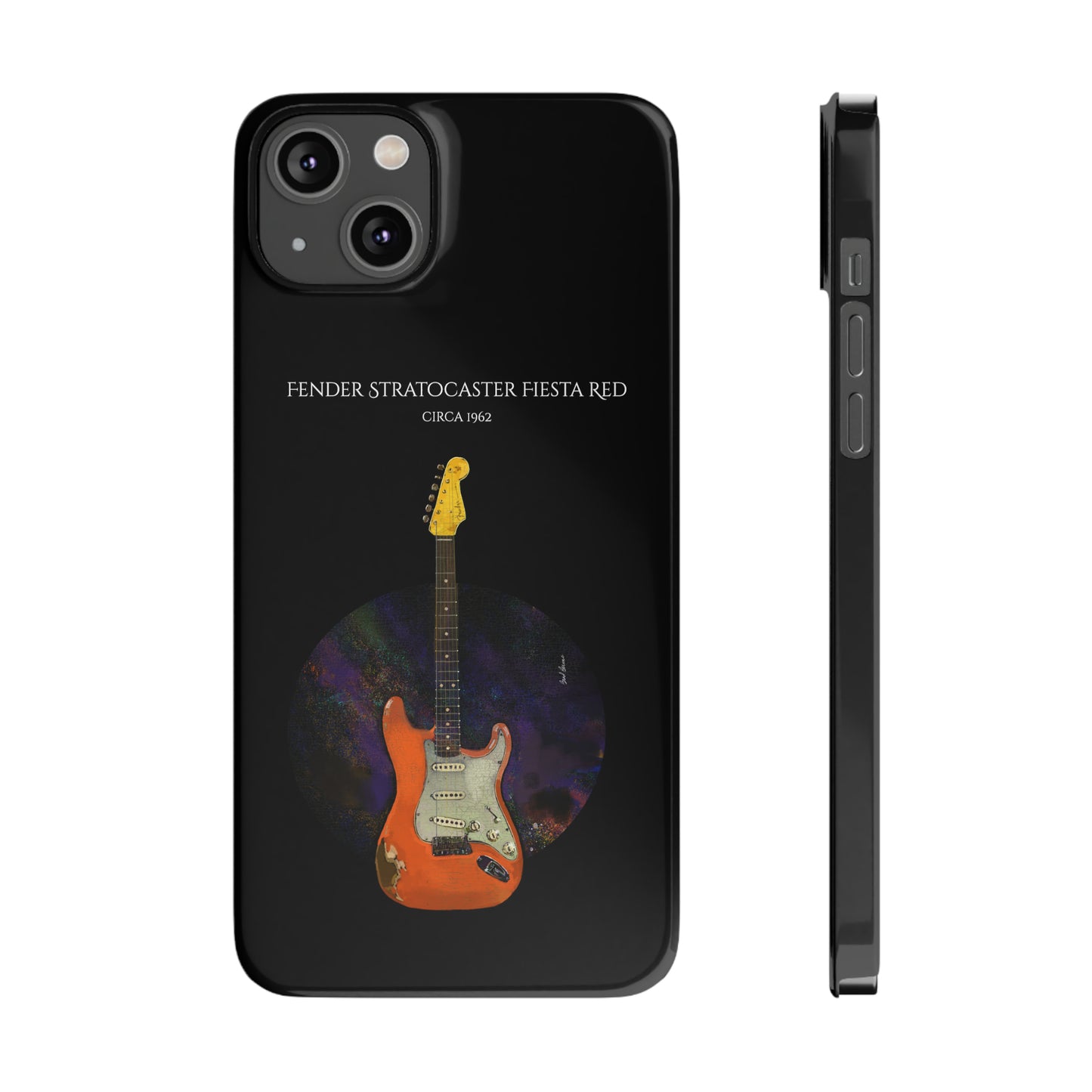 Fender Stratocaster Fiesta Red 1962 Phone Case