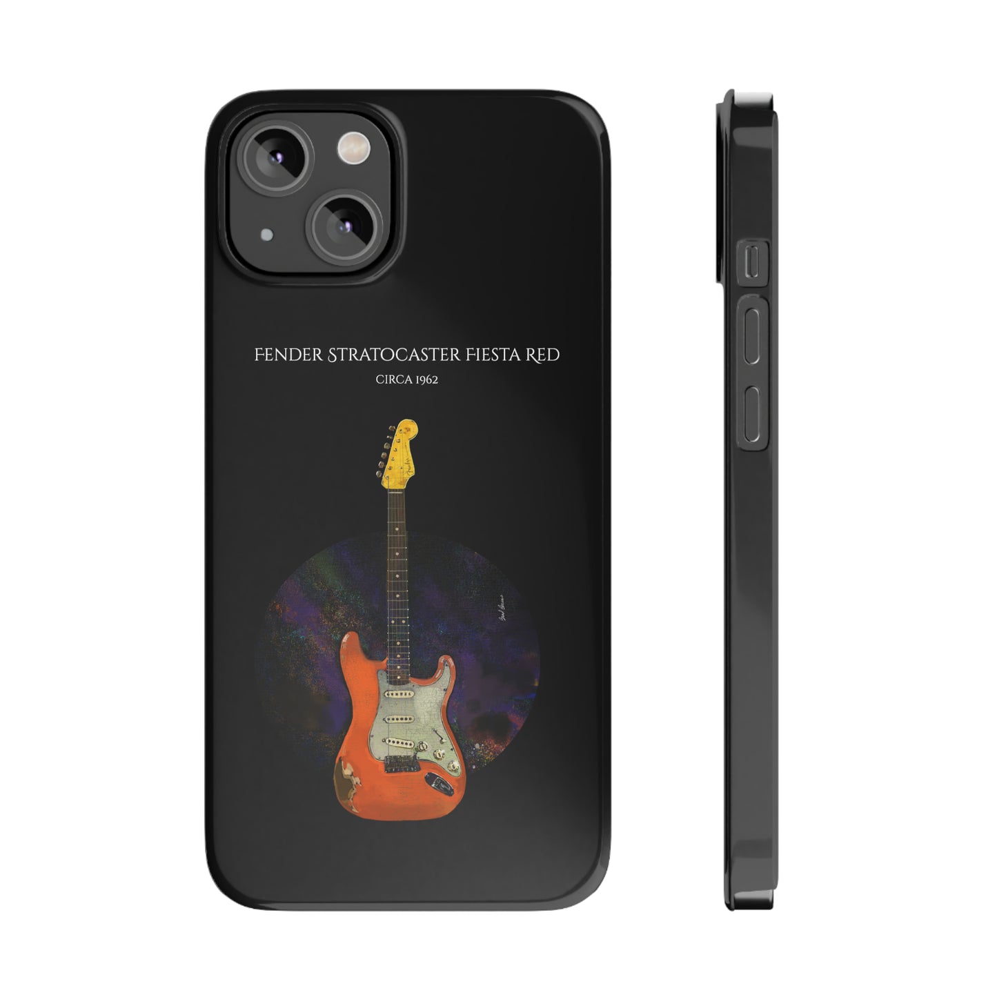 Fender Stratocaster Fiesta Red 1962 Phone Case