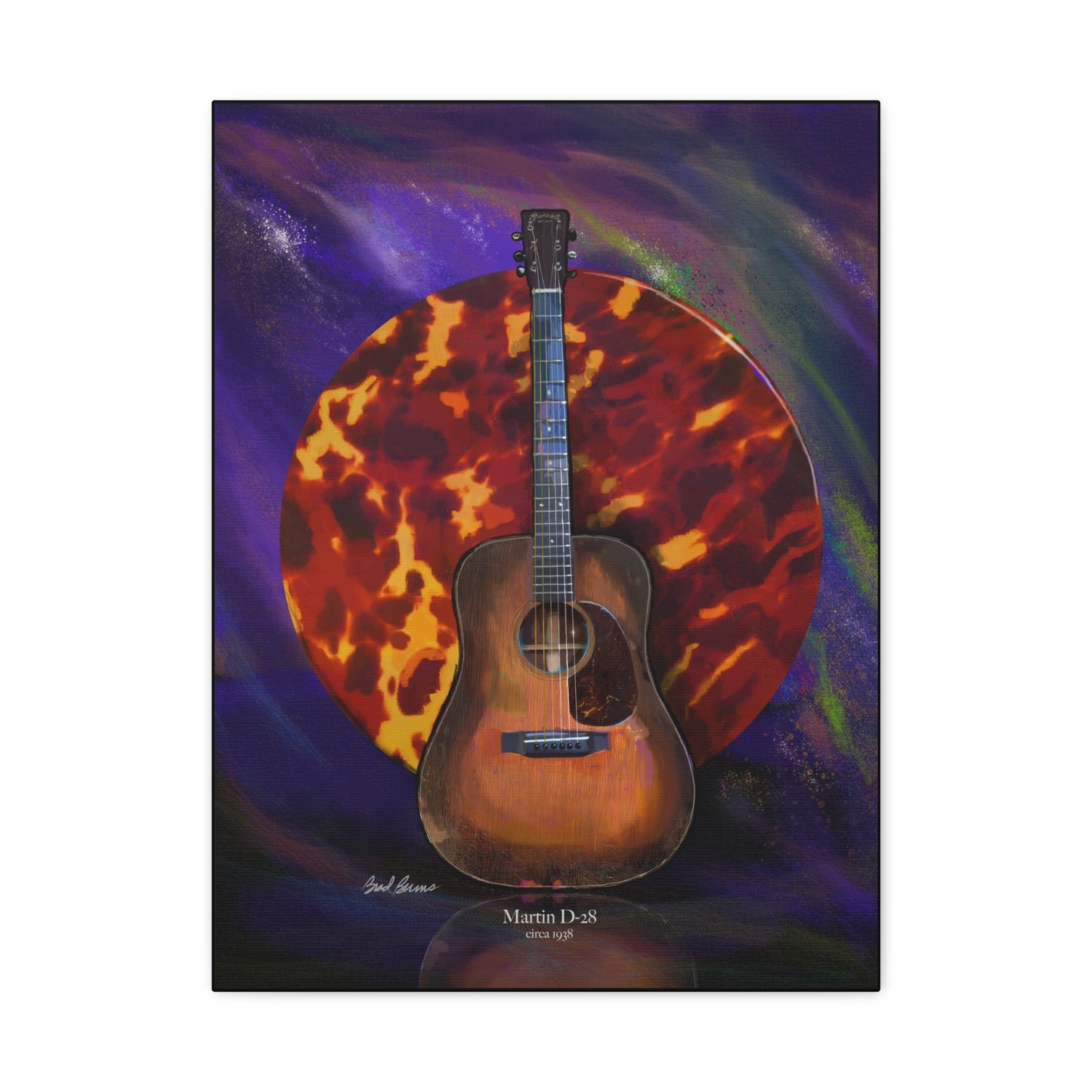 Martin D-28 Wall Art