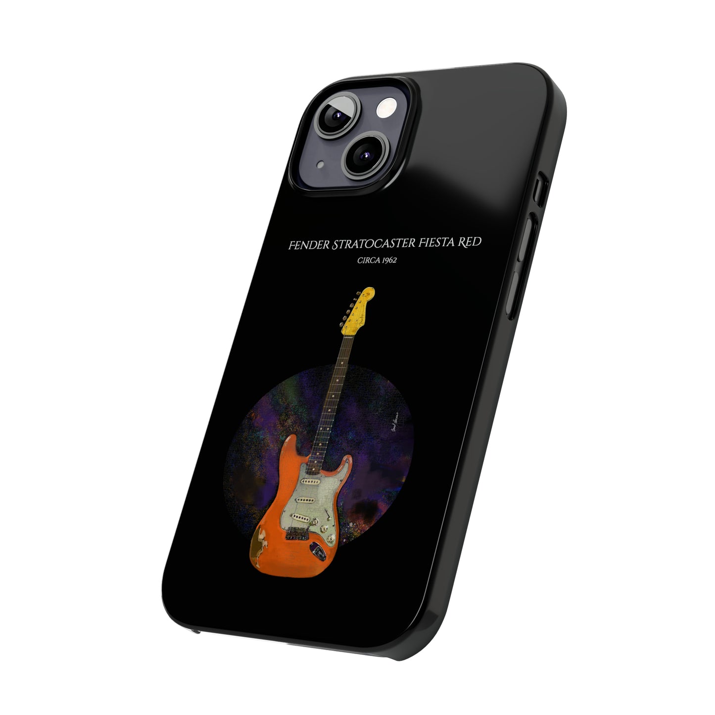 Fender Stratocaster Fiesta Red 1962 Phone Case