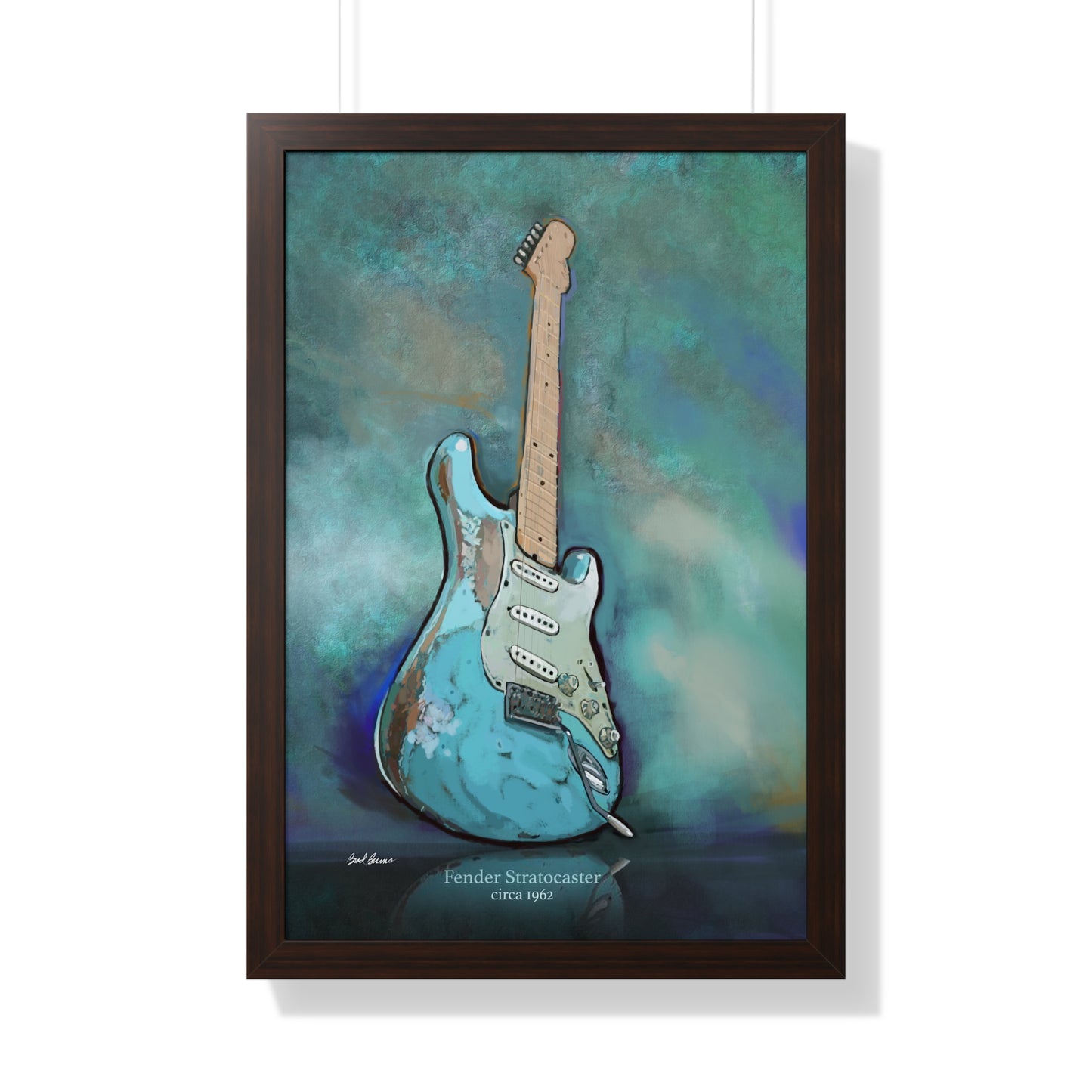 Strat Framed Poster