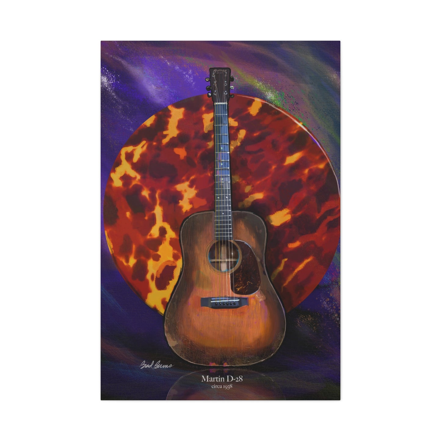 Martin D-28 Wall Art