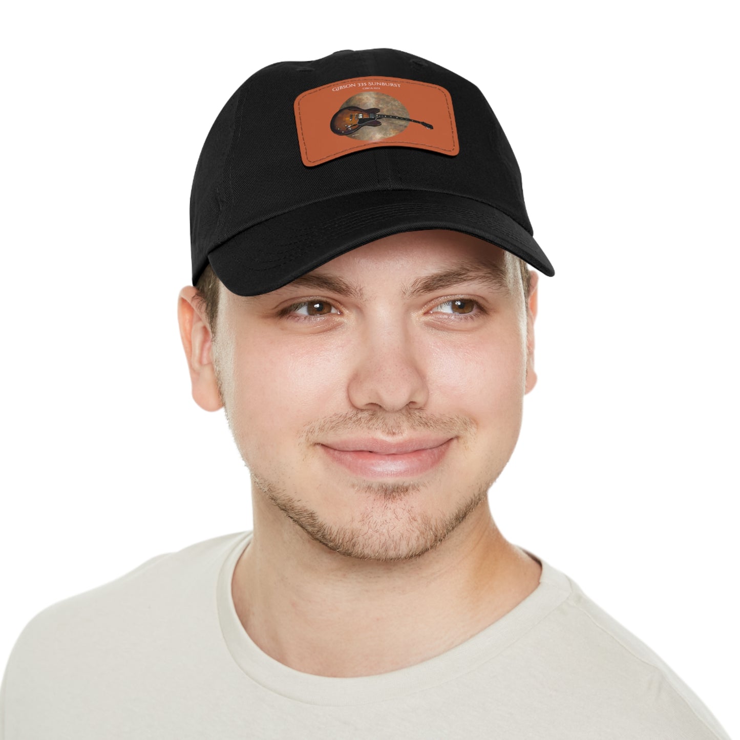 Gibson 335 Sunburst Hat with Leather Patch