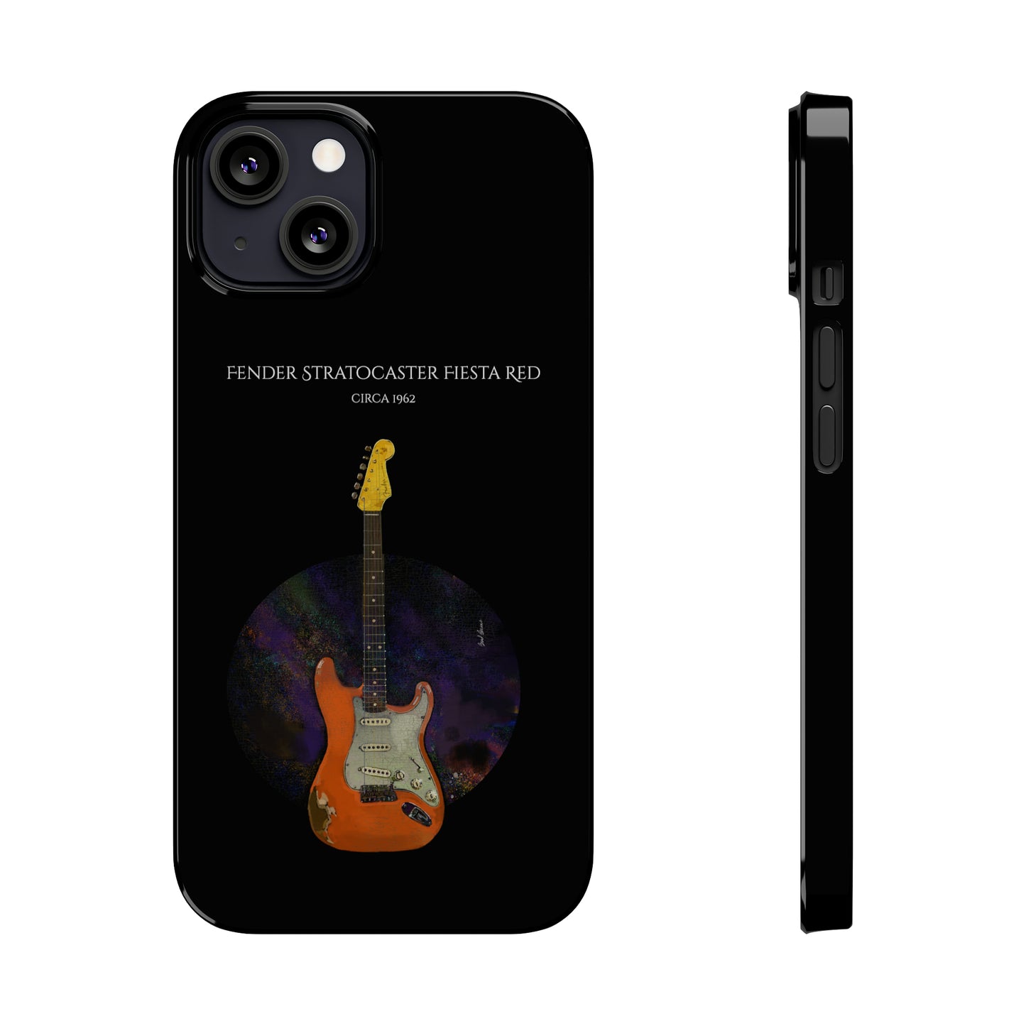 Fender Stratocaster Fiesta Red 1962 Phone Case
