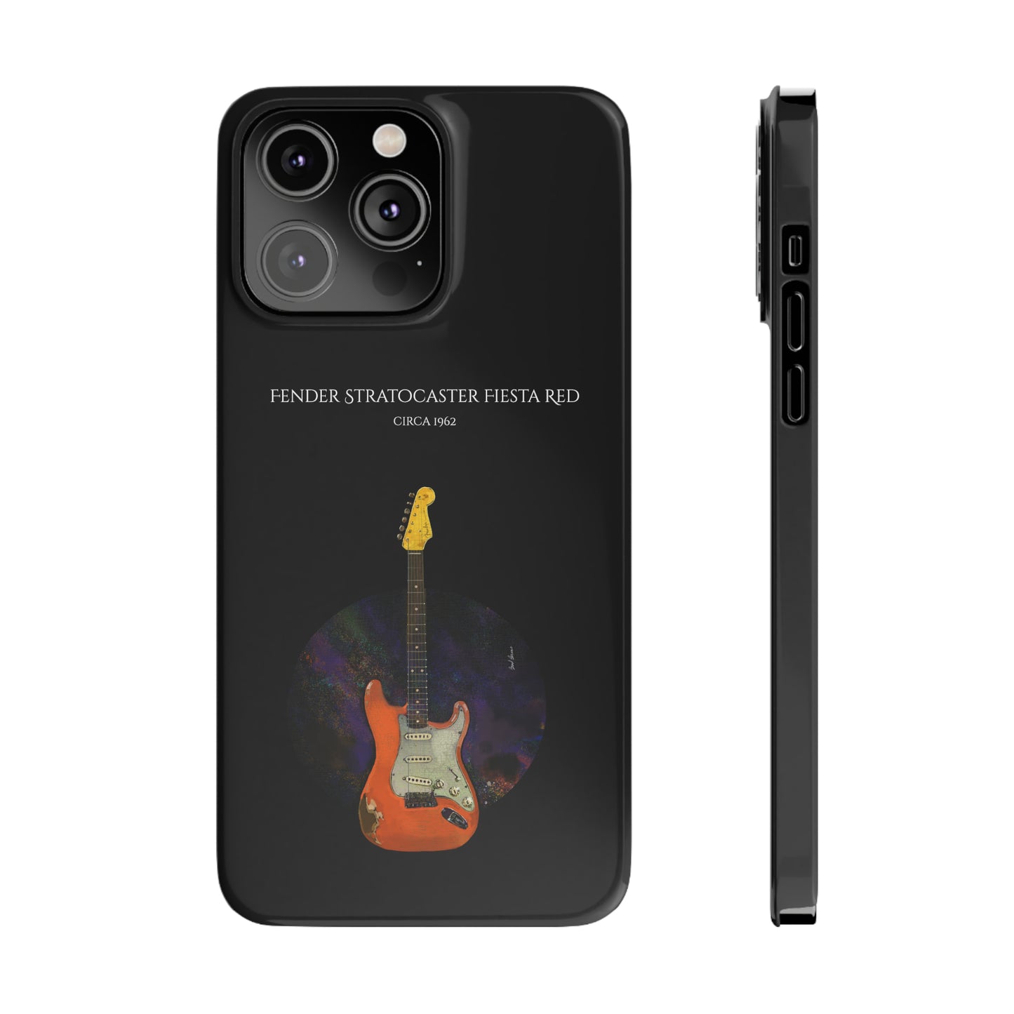 Fender Stratocaster Fiesta Red 1962 Phone Case