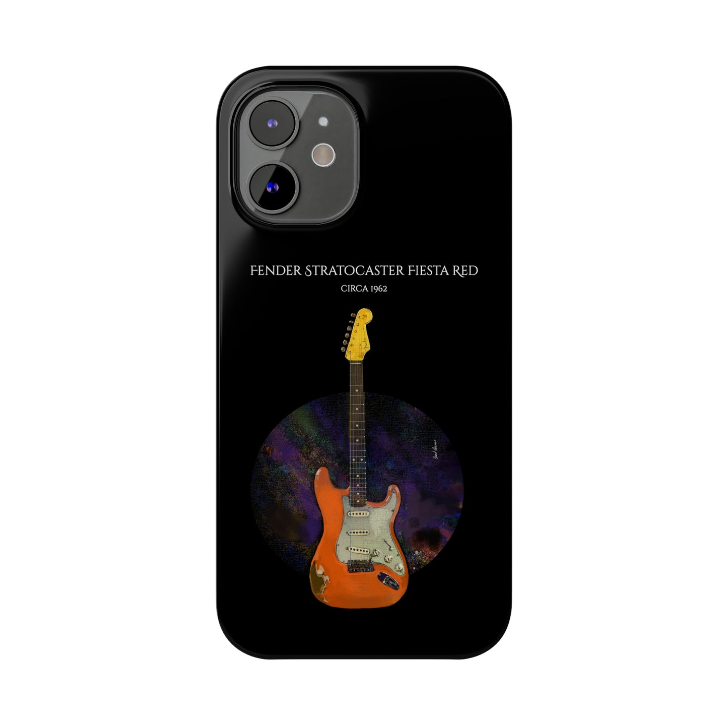 Fender Stratocaster Fiesta Red 1962 Phone Case