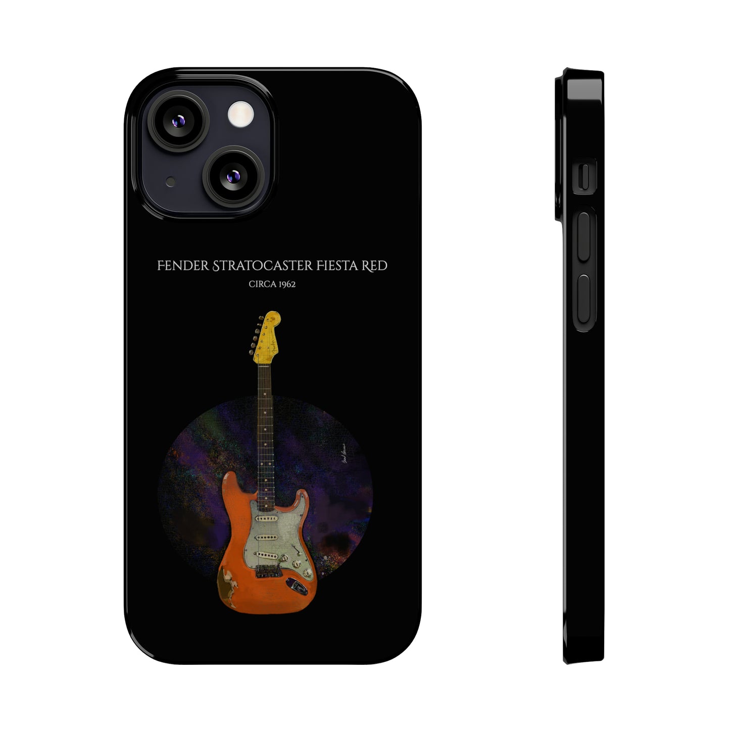 Fender Stratocaster Fiesta Red 1962 Phone Case