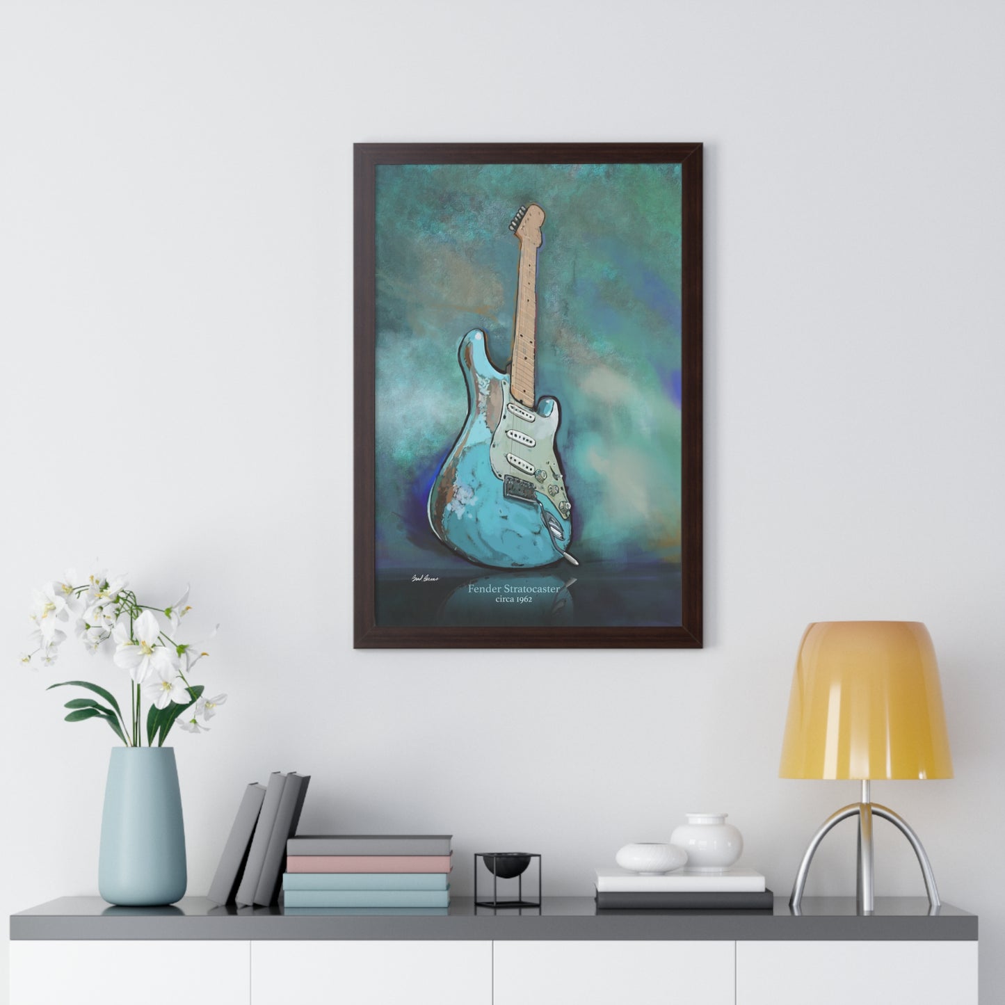 Strat Framed Poster