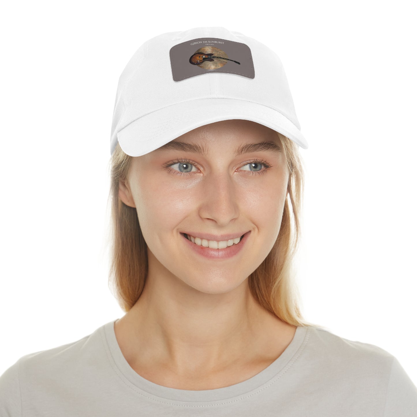 Gibson 335 Sunburst Hat with Leather Patch