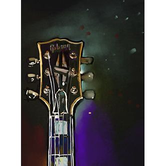 Gibson Les Paul Wall Art Canvas Prints