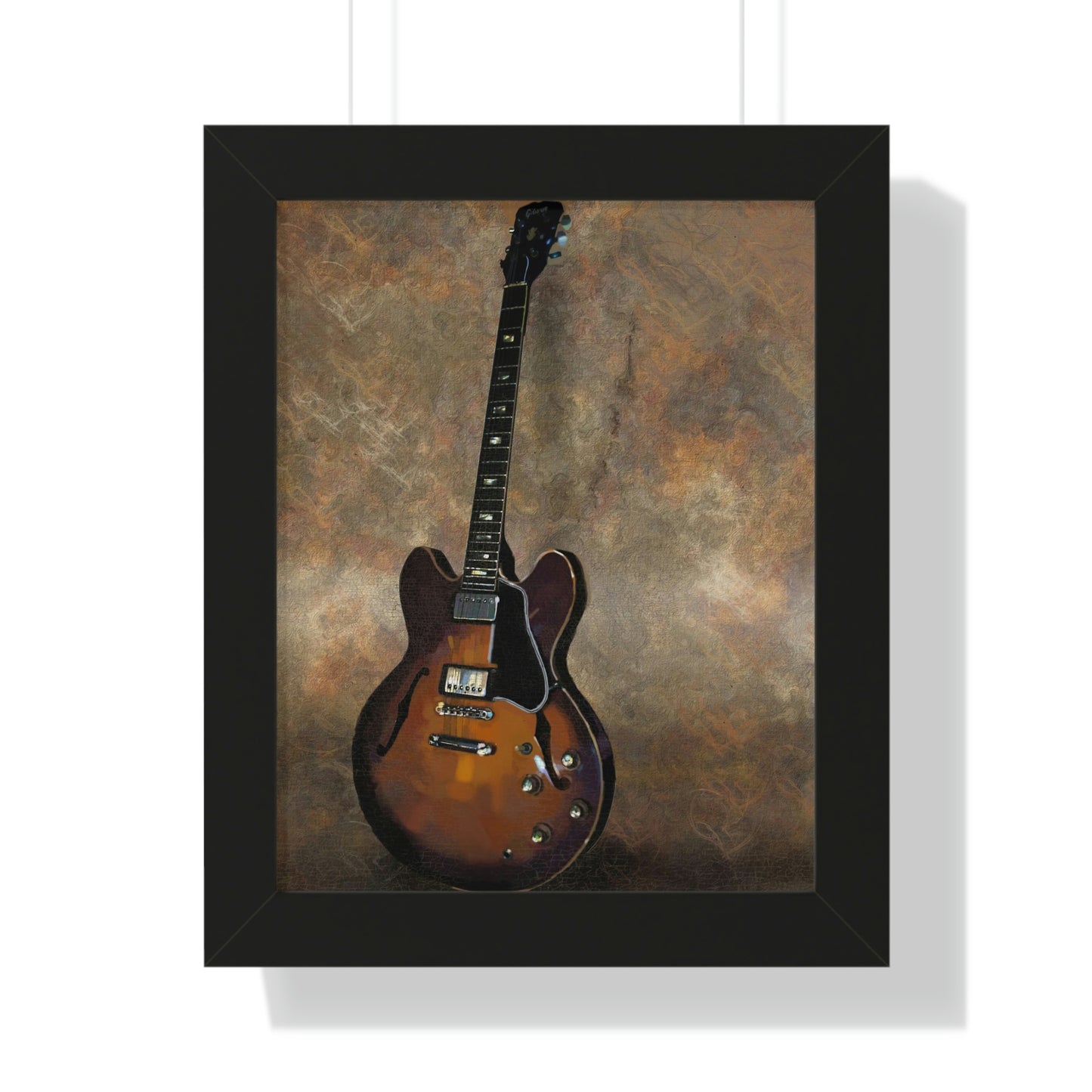 Gibson 335 framed print