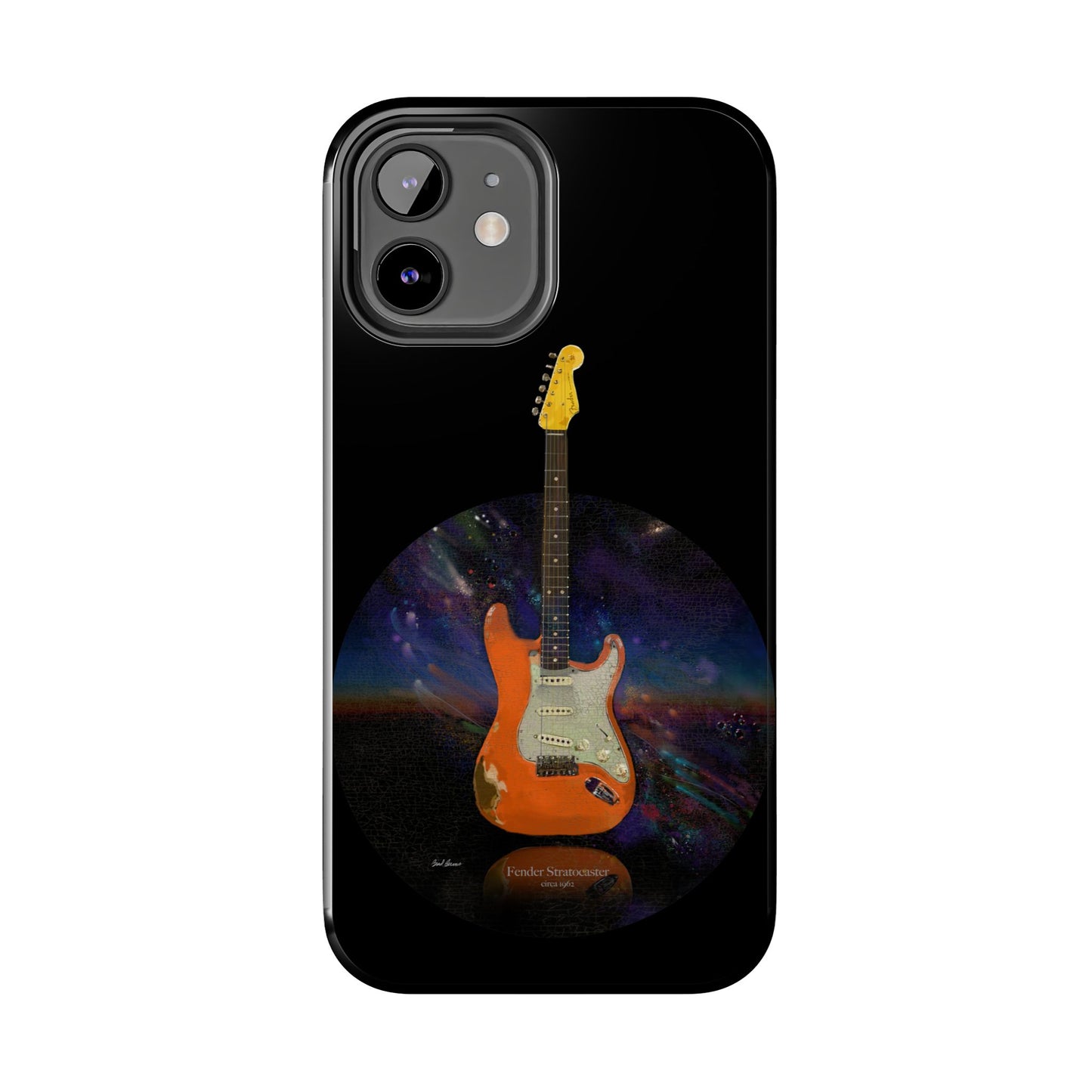 Phone Case - Fender Stratocaster Painting Design for iPhone 15