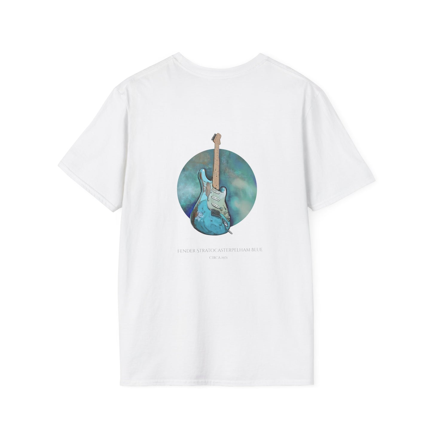 Fender Stratocaster Pelham Blue 1961 Soft T-Shirt