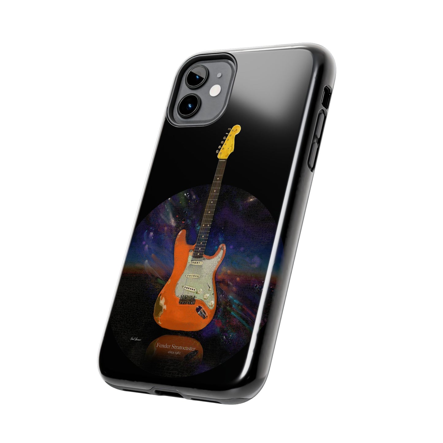Phone Case - Fender Stratocaster Painting Design for iPhone 15