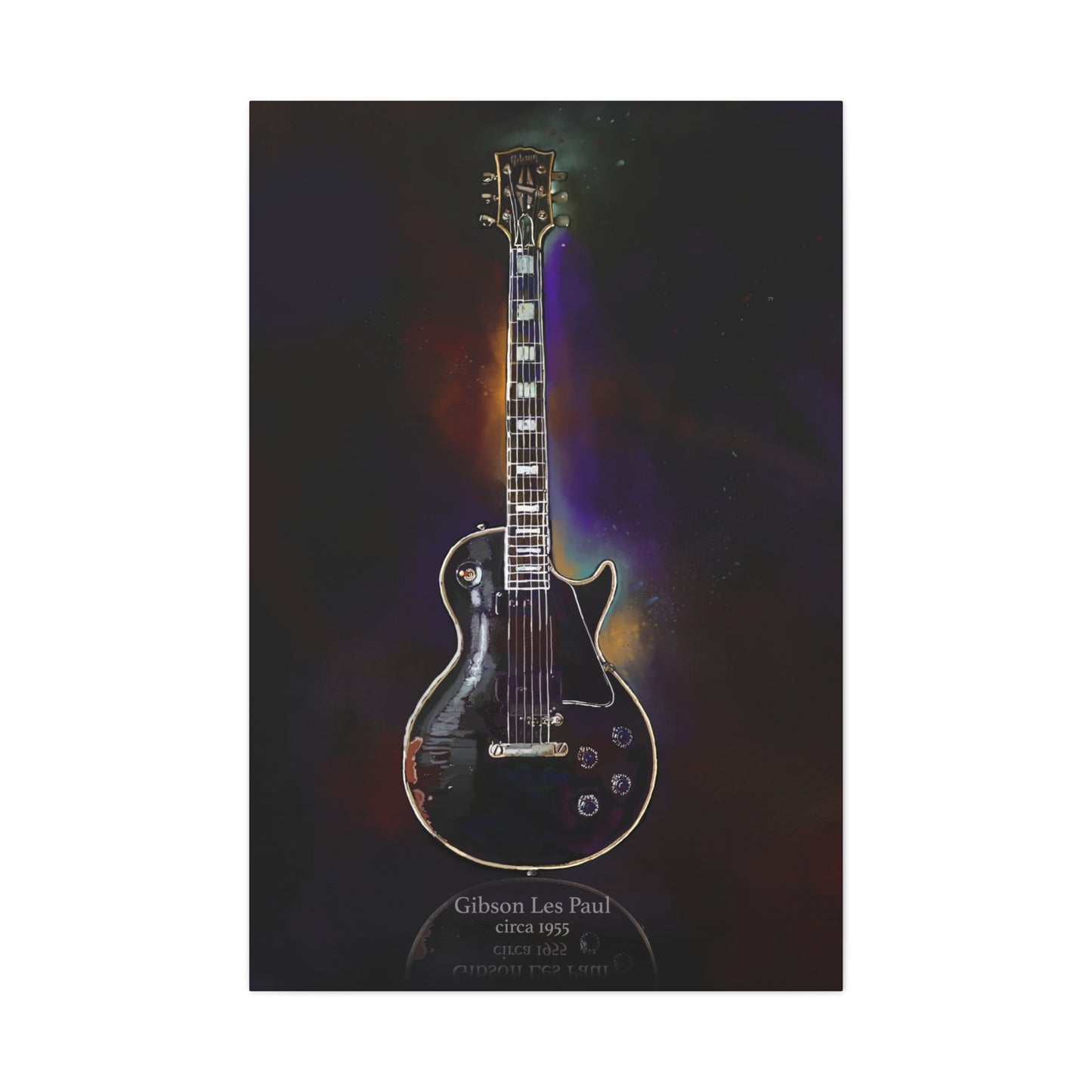 Gibson Les Paul Wall Art Canvas Print