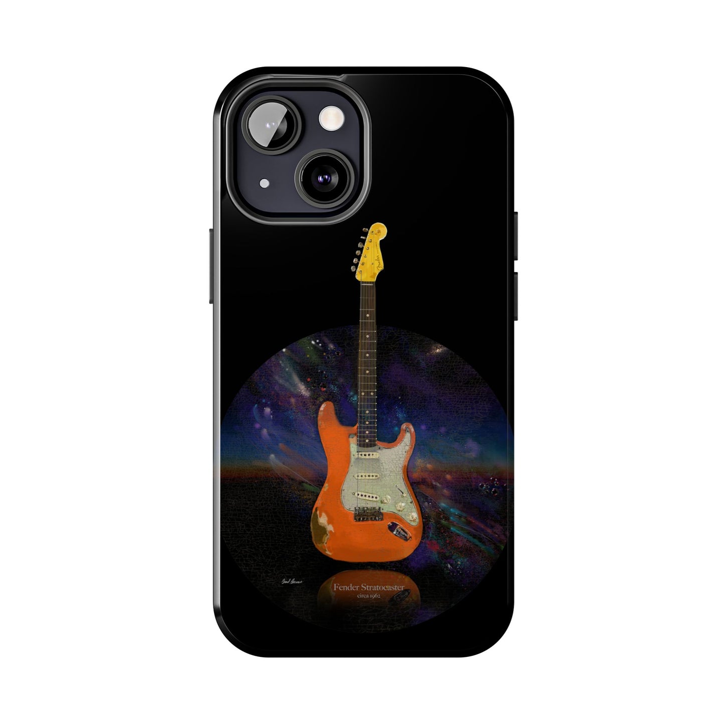 Phone Case - Fender Stratocaster Painting Design for iPhone 15