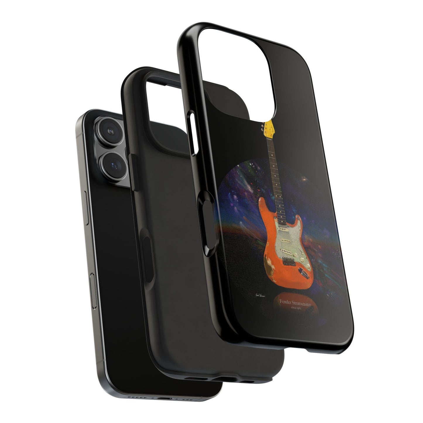 Phone Case - Fender Stratocaster Painting Design for iPhone 15