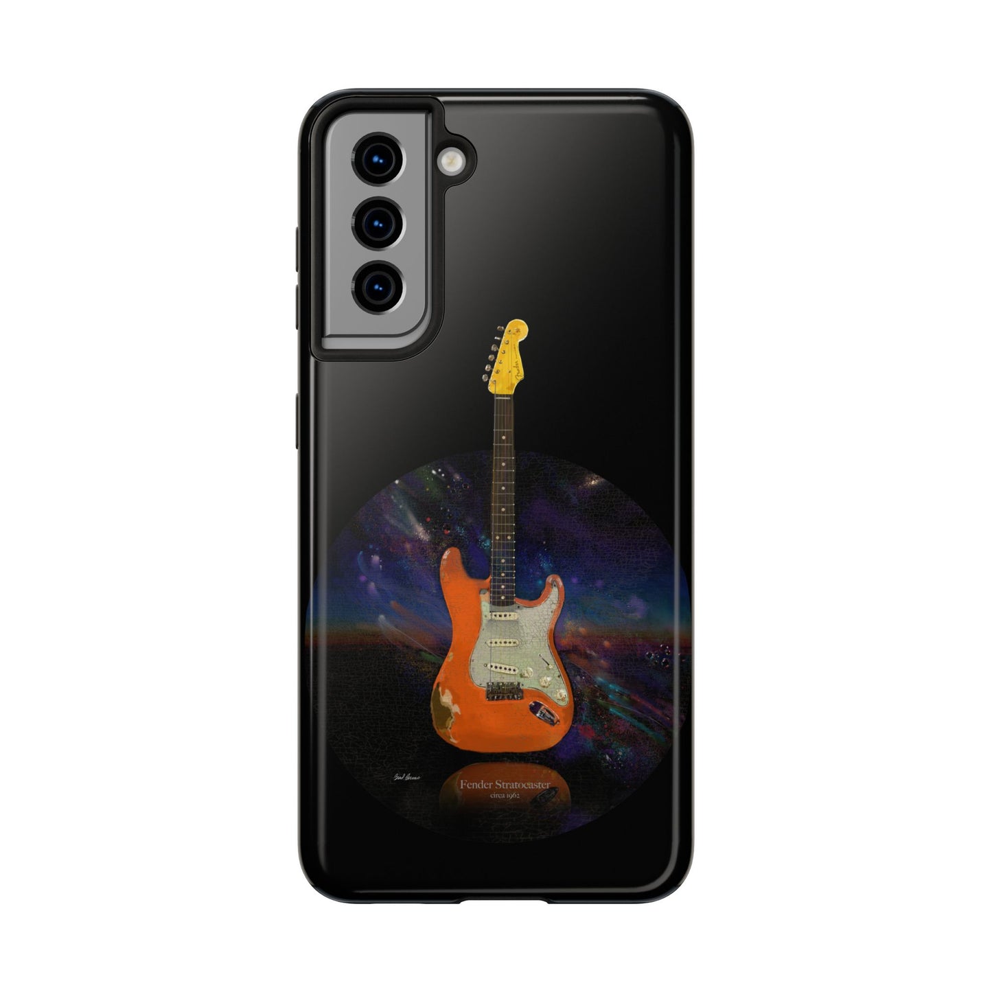 Phone Case - Fender Stratocaster Painting Design for iPhone 15
