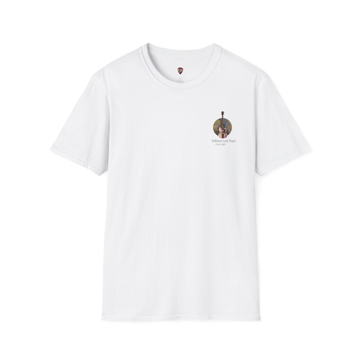 1961 Gibson Les Paul Guitar Art T-Shirt – Vintage Guitar Painting Tee – Musician Gift – Rock Collector Apparel – 100% Soft Cotton