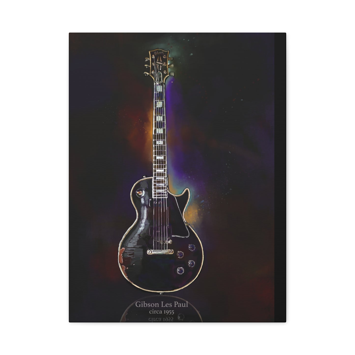Gibson Les Paul Wall Art Canvas Print