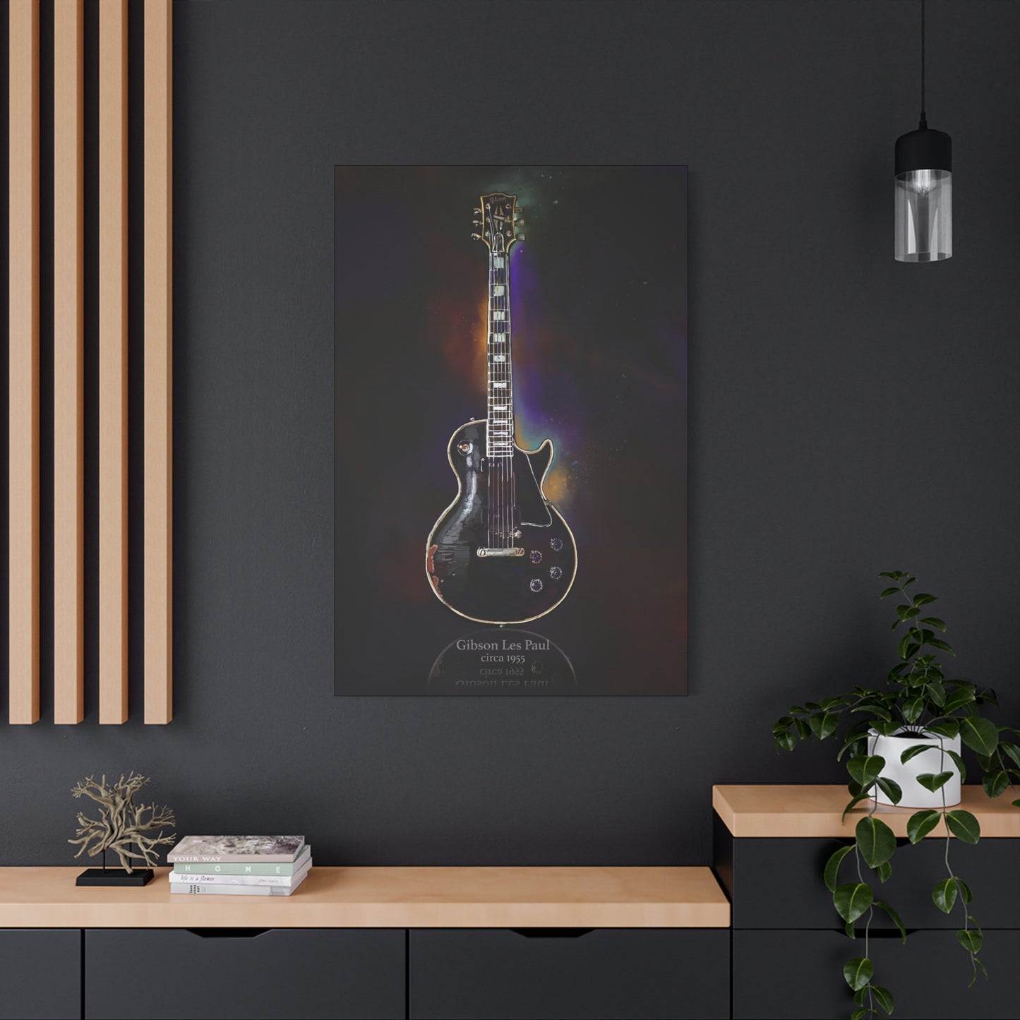 Gibson Les Paul Wall Art Canvas Print