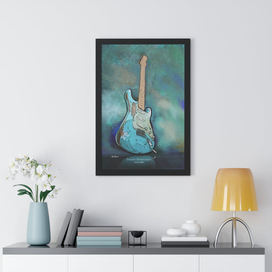 Strat Framed Poster